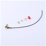 轉(zhuǎn)接線 11牙SMA彎母頭轉(zhuǎn)一代IPEX RG137黑色線——KH-SMAKW-IPEX-RG1.37-B180