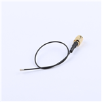 SMA公頭公針轉四代IPEX,RG1.13黑色線,線長180mm——KH-SMAJ-IPEX4-RG1.13-B180
