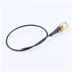 SMA公頭公針轉(zhuǎn)四代IPEX,RG1.37黑色線,線長(zhǎng)180mm——KH-SMAJ-IPEX4-RG1.37-B180
