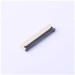 FFC/FPC連接器 > 間距:1mm P數(shù):19P 翻蓋式 下接 >KH-FG1.0-H2.0-19PIN