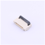 FPC連接器0.5間距-10PIN前插后翻H2.0貼片 >KH-FPC0.5-H2.0SMT-10P-QCHF
