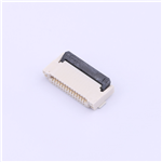 FPC連接器0.5間距-14PIN前插后翻H2.0貼片 >KH-FPC0.5-H2.0SMT-14P-QCHF