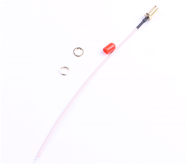 SMA鍍金外螺內孔，RG1.78線，L=180mm——KH-122-178SMA-180